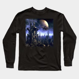 Futuristic City Long Sleeve T-Shirt